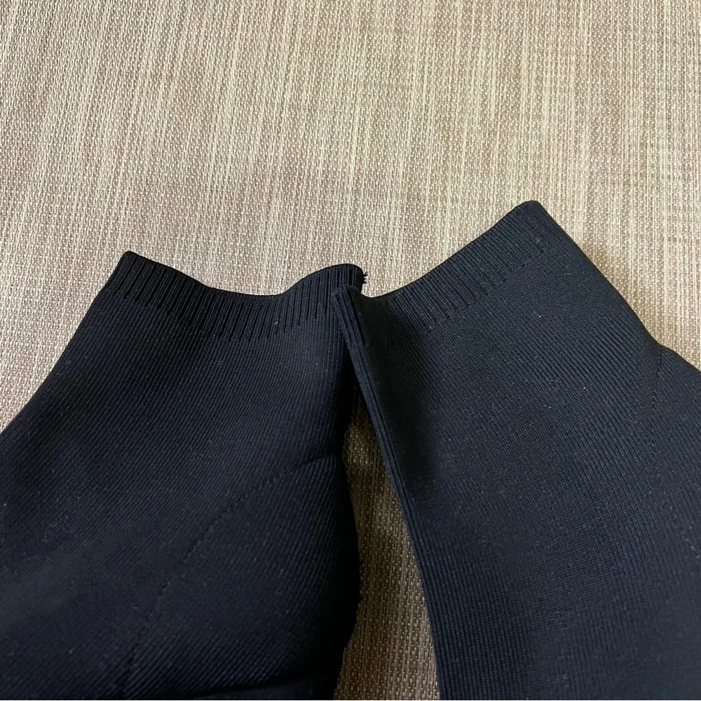 MIA Kaya Black Platform Sock Booties Women's Black Size 8.5 - Picture 8 of 13